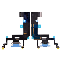 Charging Port with Flex Cable for iPhone XR ( Service Pack )  - Blue PH-CF-IP-00033BU