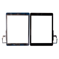 Touch Screen Digitizer With Home Button and Home Button Flex Cable for iPad 5 (2017) - Black PH-TOU-IP-00054BK