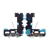 Charging Port with Flex Cable and Mic for iPhone 7 ( Service Pack )  - Black PH-CF-IP-00022BK