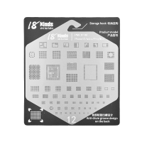 TO-SL-IP-00014 18 Kinds IC Chip BGA Repair Reballing Gold Stencil Kit for iPhone 12/ 12 mini/ 12 Pro/ 12 Pro Max (IP-08)