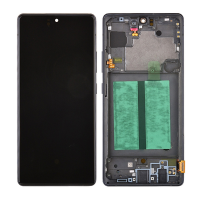 LCD Screen Digitizer Assembly With Frame for Samsung Galaxy A71 5G A716  (Refurbished) - Prism Cube Black PH-LCD-SS-003193BK