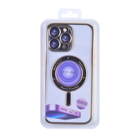 Magnetic Soft Phone Case for iPhone 15 Pro Max - Gold MT-TC-IP-00060GD