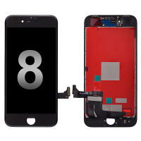 LCD Screen Digitizer Assembly with Metal Plate for iPhone 8/ SE (2020)/ SE (2022)(Refurbished) - Black PH-LCD-IP-00078BKR