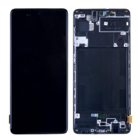 OLED Screen Display with Digitizer Touch Panel and Bezel Frame for Samsung Galaxy A71(2020) A715F - Black PH-LCD-SS-002953BK