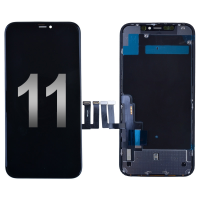 LCD Screen Digitizer Assembly with Metal Plate for iPhone 11 (Refurbished) - Black PH-LCD-IP-00102BKR