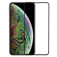 6D Full Curved Tempered Glass Screen Protector for iPhone 11 Pro Max/ XS Max - Black (Retail Packaging) MT-SP-IP-00160BK