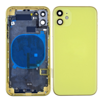 Back Housing with Small Parts Pre-installed for iPhone 11(for Apple) - Yellow PH-HO-IP-002581YE