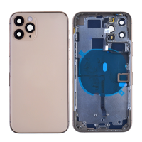 Back Housing with Small Parts Pre-installed for iPhone 11 Pro(for Apple) - Gold PH-HO-IP-002601GD