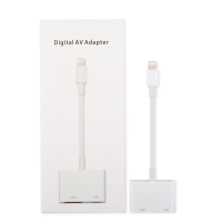 8 Pin to HDMI Adapter for iPhone/ iPad - White EI-DA-IP-00005WH