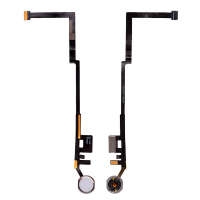 Home Button Connector with Flex Cable Ribbon for iPad 5 (2017)/ iPad 6 (2018) - Silver PH-HB-IP-00122SL
