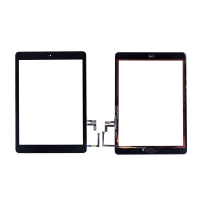 Touch Screen Digitizer With Stickers,Home Button and Home Button Flex Cable for iPad Air-Black PH-TOU-IP-00027BK