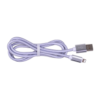 Lightning to USB Quick Charge & Data Cable for iPhone 5/6/7/8/X - Silver MT-EI-IP-00266SL