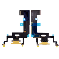 Charging Port with Flex Cable for iPhone XR ( Service Pack )   - Yellow PH-CF-IP-00033GD