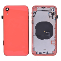 Back Housing with Small Parts Pre-installed for iPhone XR(for Apple)(High Quality) - Coral PH-HO-IP-00255ORA