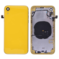 Back Housing with Small Parts Pre-installed for iPhone XR(for Apple)(High Quality) - Yellow PH-HO-IP-00255YEA