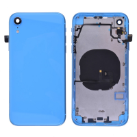 Back Housing with Small Parts Pre-installed for iPhone XR(for Apple)(High Quality) - Blue PH-HO-IP-00255BUA