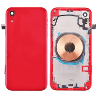 Back Housing with Small Parts Pre-installed for iPhone XR(for Apple)(High Quality) - Red PH-HO-IP-00255RDA