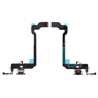 Charging Port with Flex Cable for iPhone XS (Super High Quality) - Black PH-CF-IP-00032BK