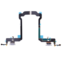 Charging Port with Flex Cable for iPhone XS (Super High Quality) - Gray PH-CF-IP-00032GY