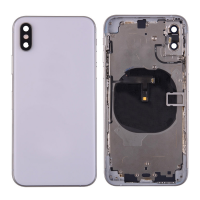 Back Housing with Small Parts Pre-installed for iPhone XS(for Apple)(High Quality) - White PH-HO-IP-00256WHA