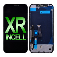 LCD Screen Assembly With Metal Back Plate for iPhone XR (Incell) (Generic Plus)- Black PH-LCD-IP-00093BKI