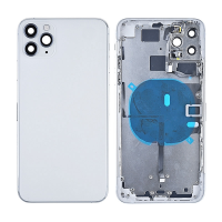 Back Housing with Small Parts Pre-installed for iPhone 11 Pro Max(for Apple) - White PH-HO-IP-002591WH