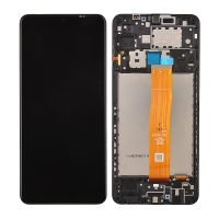 LCD Screen Digitizer Assembly With Frame for Samsung Galaxy A12 (2020) A125 - Black PH-LCD-SS-003203BK