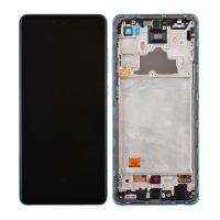 OLED Screen Digitizer Assembly with Frame for Samsung Galaxy A72 5G A726 - Awesome Blue PH-LCD-SS-003223BU
