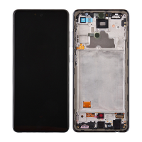 OLED Screen Digitizer Assembly with Frame for Samsung Galaxy A72 5G A726 - Awesome Black PH-LCD-SS-003223BK