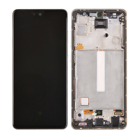 LCD Screen Digitizer Assembly With Frame for Samsung Galaxy A52 5G (2021) A526 - Awesome White (Service Pack) PH-LCD-SS-003243WH