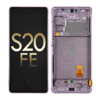 OLED Screen Digitizer Assembly with Frame for Samsung Galaxy S20 FE G780 (Service Pack) - Cloud Lavender PH-LCD-SS-003033PLA