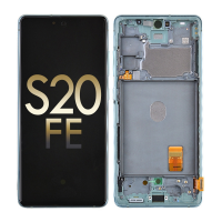OLED Screen Digitizer Assembly with Frame for Samsung Galaxy S20 FE G780 (Service Pack) - Cloud Mint PH-LCD-SS-003033GRA