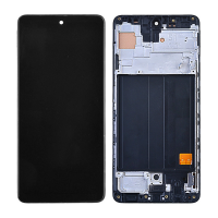 LCD Screen Digitizer Assembly With Frame for Samsung Galaxy A51 2019 A515F (Incell) - Prism Crush Black (Without Finger Print Sensor) PH-LCD-SS-002893BKI