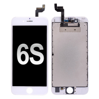 LCD Screen Display with Touch Digitizer +Back Plate for iPhone 6S (FOG) - White PH-LCD-IP-00064WHA