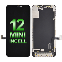 PH-LCD-IP-001083BKIR LCD Screen Digitizer Assembly With Frame for iPhone 12 mini (COF INCELL/ RJ) (Compatible for IC Chip Transfer) - Black