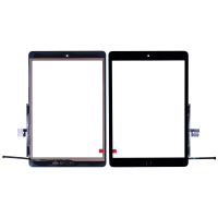 PH-TOU-IP-000980BKA Touch Screen Digitizer With Home Button and Home Button Flex Cable for iPad 9 (2021) (10.2 inches) (High Quality) - Black