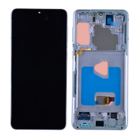 OLED Screen Digitizer Assembly with Frame for Samsung Galaxy S21 Plus 5G G996 (for Europe Version)  (Service Pack) - Phantom Silver PH-LCD-SS-003143SLF