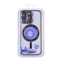 Magnetic Soft Phone Case for iPhone 15 Pro - Gold MT-TC-IP-00059GD