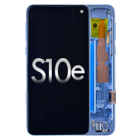 OLED Screen Digitizer with Frame Replacement for Samsung Galaxy S10e G970F (Refurbished) - Blue PH-LCD-SS-00254BKBU