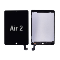 LCD with Touch Screen Digitizer for iPad Air 2(Wake/ Sleep Sensor Installed)  (Refurbished) - Black PH-LCD-IP-00061BK